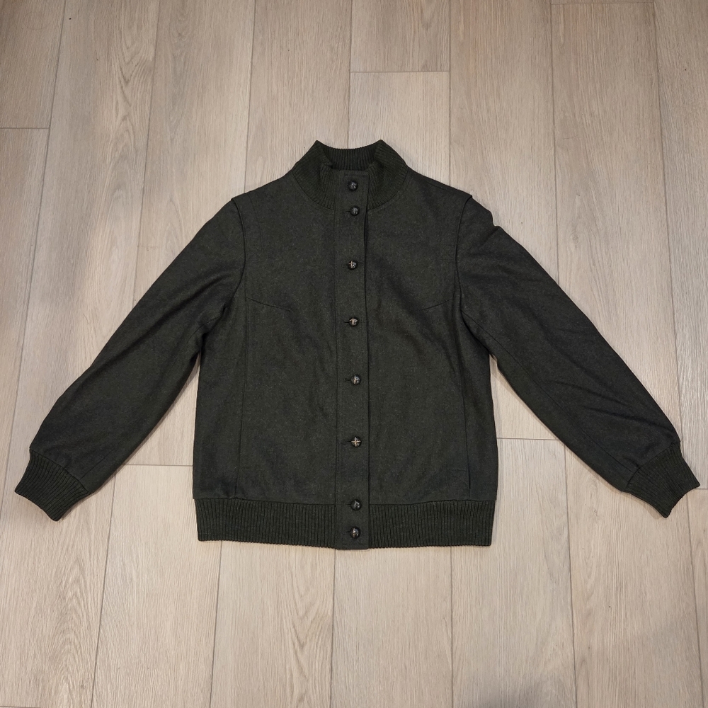 Vintage Women's Tofana Wool Tweed Bomber Jacket - Picture 2 of 9